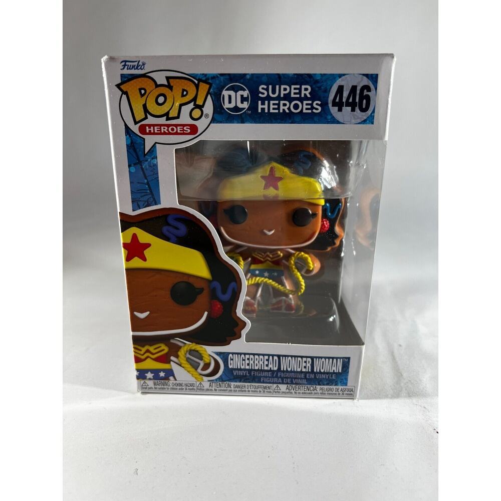 NEW Funko Pop! Vinyl: DC Heroes Comics Gingerbread Wonder Woman #446 Christmas